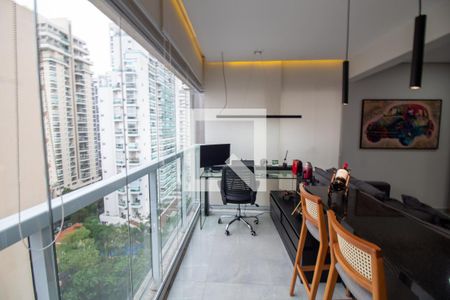 Apartamento à venda com 43m², 1 quarto e 1 vagaVaranda