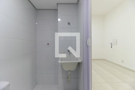 Banheiro de kitnet/studio para alugar com 1 quarto, 24m² em Tatuapé, São Paulo