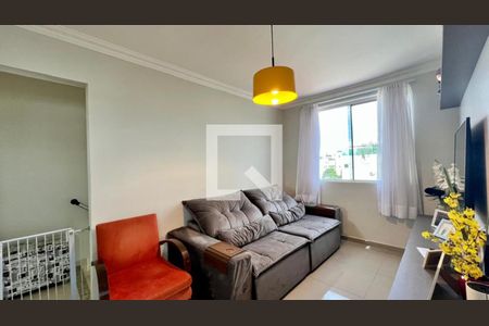 sala de apartamento à venda com 2 quartos, 100m² em Castelo, Belo Horizonte