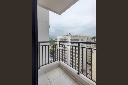 Varanda da Sala de apartamento para alugar com 1 quarto, 40m² em São Cristóvão, Rio de Janeiro
