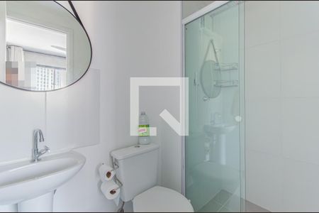 Banheiro de apartamento para alugar com 1 quarto, 24m² em Sé, São Paulo