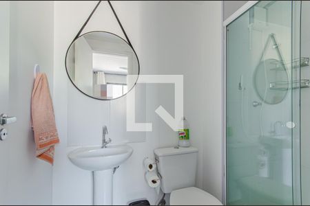 Banheiro de apartamento à venda com 1 quarto, 24m² em Sé, São Paulo