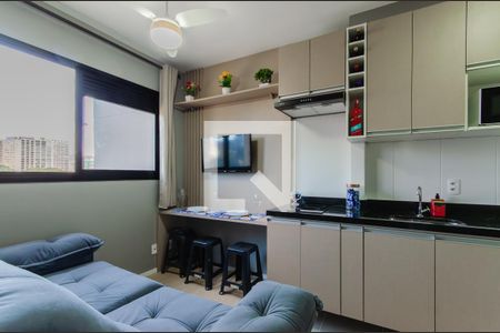 Sala de apartamento para alugar com 1 quarto, 24m² em Sé, São Paulo