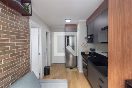 Sala/Cozinha conjugados de apartamento para alugar com 1 quarto, 24m² em Santo Amaro, São Paulo