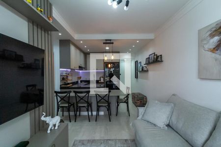Sala de apartamento à venda com 2 quartos, 54m² em Rudge Ramos, São Bernardo do Campo