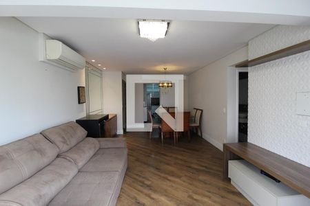Sala de apartamento para alugar com 3 quartos, 103m² em Indianópolis, São Paulo