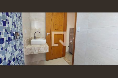 Banheiro 1 suíte de casa à venda com 3 quartos, 266m² em Parque Erasmo Assunção, Santo André