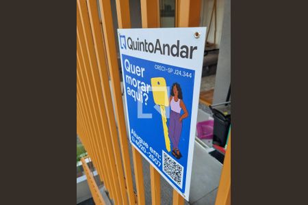 Apartamento para alugar com 40m², 2 quartos e sem vaga Apartamento para alugar com 40m², 2 quartos e sem vagaPlaquinha - QR CODE