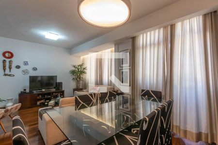 Sala de apartamento à venda com 3 quartos, 127m² em Serra, Belo Horizonte