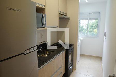 Cozinha de apartamento para alugar com 1 quarto, 41m² em Vila Andrade, São Paulo