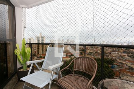 Varanda da Sala de apartamento à venda com 3 quartos, 155m² em Chácara Santo Antônio (zona Leste), São Paulo