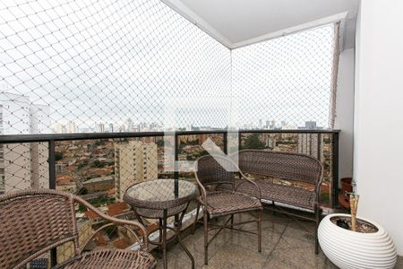 Varanda da Sala de apartamento para alugar com 3 quartos, 155m² em Chácara Santo Antônio (zona Leste), São Paulo