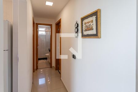 Corredor  de apartamento à venda com 2 quartos, 54m² em Santa Efigênia, Belo Horizonte