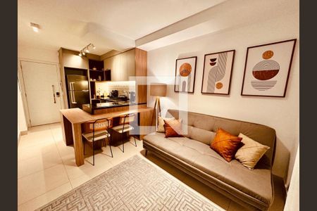 Cozinha de kitnet/studio à venda com 1 quarto, 44m² em Vila Itapura, Campinas