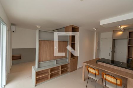 Sala de Estar/Jantar de apartamento para alugar com 1 quarto, 44m² em Vila Itapura, Campinas