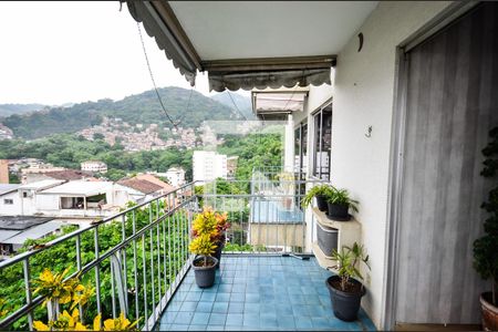 Varanda da Sala de apartamento à venda com 3 quartos, 89m² em Grajaú, Rio de Janeiro