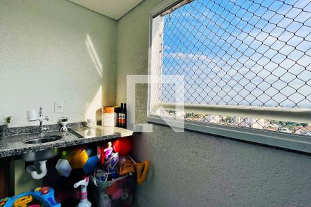 Varanda da Sala de apartamento à venda com 2 quartos, 54m² em Jardim Imperador, Guarulhos