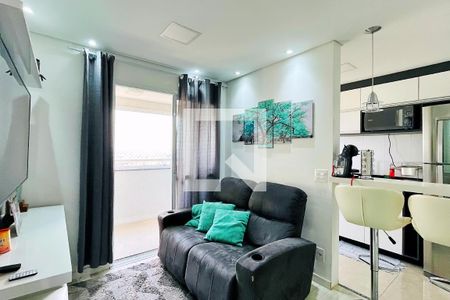 Sala de apartamento à venda com 2 quartos, 54m² em Jardim Imperador, Guarulhos