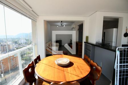 Sala de apartamento para alugar com 2 quartos, 71m² em Loteamento João Batista Julião, Guarujá
