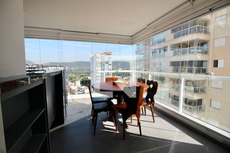 Sala de apartamento para alugar com 2 quartos, 71m² em Loteamento João Batista Julião, Guarujá