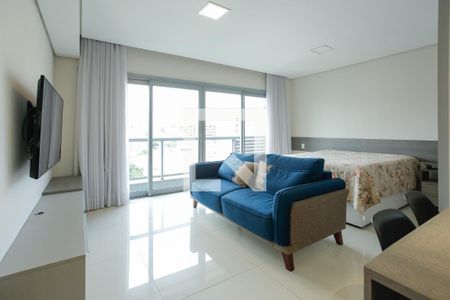 Sala/Quarto de apartamento para alugar com 1 quarto, 45m² em São João, Porto Alegre