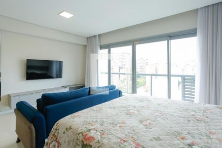 Sala/Quarto de apartamento para alugar com 1 quarto, 45m² em São João, Porto Alegre