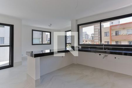 Sala/Cozinha de apartamento à venda com 3 quartos, 147m² em Anchieta, Belo Horizonte