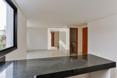 Sala/Cozinha de apartamento à venda com 3 quartos, 95m² em Anchieta, Belo Horizonte