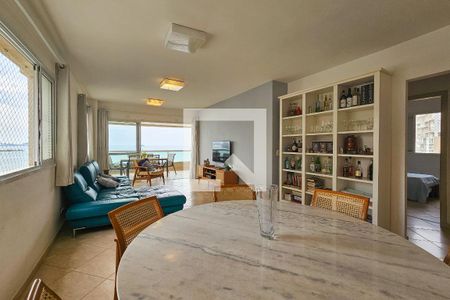 Sala de apartamento para alugar com 4 quartos, 176m² em Vila Luis Antônio, Guarujá