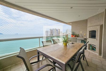 Varanda de apartamento para alugar com 4 quartos, 176m² em Vila Luis Antônio, Guarujá
