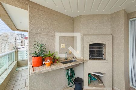 Varanda de apartamento para alugar com 4 quartos, 176m² em Vila Luis Antônio, Guarujá