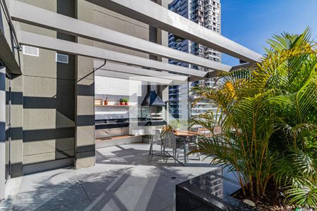 Studio para alugar com 25m², 1 quarto e sem vaga Studio para alugar com 25m², 1 quarto e sem vagaÁrea comum - Churrasqueira