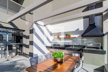 Studio para alugar com 25m², 1 quarto e sem vaga Studio para alugar com 25m², 1 quarto e sem vagaÁrea comum - Churrasqueira