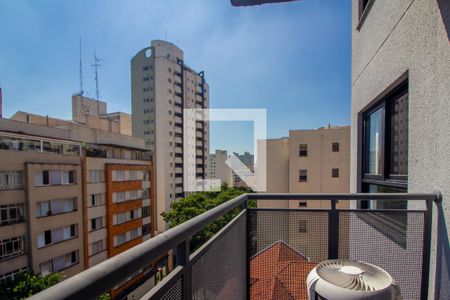 3 Varanda de kitnet/studio à venda com 1 quarto, 30m² em Vila Buarque, São Paulo