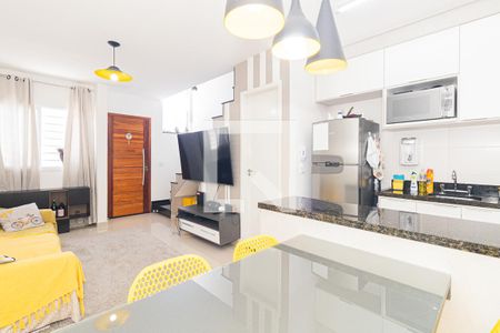 Sala/Cozinha de casa de condomínio para alugar com 2 quartos, 60m² em Vila Nova Mazzei, São Paulo