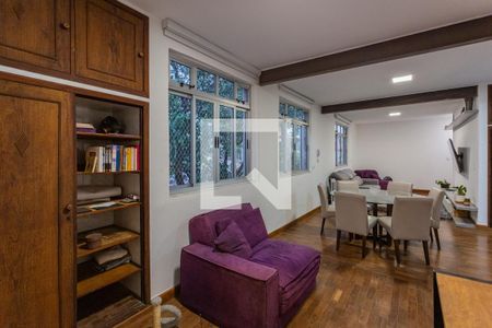 Sala de apartamento para alugar com 3 quartos, 120m² em Coração Eucarístico, Belo Horizonte