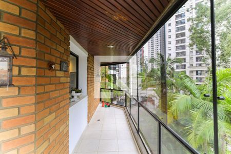 Varanda da Sala de apartamento para alugar com 3 quartos, 201m² em Jardim Parque Morumbi, São Paulo