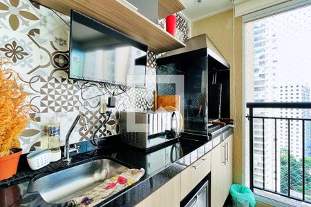Varanda Gourmet de apartamento à venda com 2 quartos, 69m² em Jardim Flor da Montanha, Guarulhos