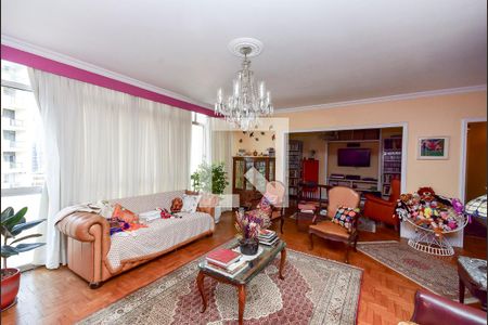 Sala  de apartamento à venda com 2 quartos, 125m² em Paraíso, São Paulo