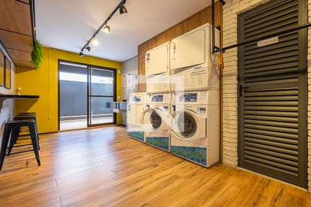 Lavanderia de kitnet/studio à venda com 1 quarto, 27m² em Pinheiros, São Paulo