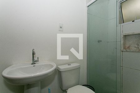 Banheiro de kitnet/studio para alugar com 1 quarto, 20m² em Belenzinho, São Paulo