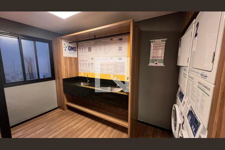 Studio para alugar com 24m², 1 quarto e sem vaga Studio para alugar com 24m², 1 quarto e sem vagaLavanderia