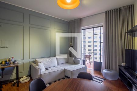 3 Sala  de apartamento para alugar com 1 quarto, 56m² em Centro Histórico de São Paulo, São Paulo