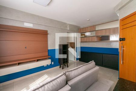 Sala de apartamento à venda com 2 quartos, 58m² em Santo Antônio, Belo Horizonte