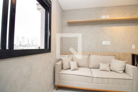 Sala, ambiente de estar  de apartamento para alugar com 1 quarto, 25m² em Vila Olímpia, São Paulo