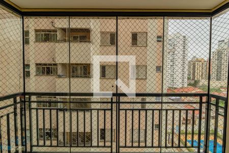 Varanda da sala  de apartamento à venda com 2 quartos, 59m² em Chácara Inglesa, São Paulo