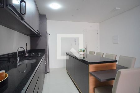 Sala - Cozinha de apartamento para alugar com 2 quartos, 79m² em Ingleses do Rio Vermelho, Florianópolis