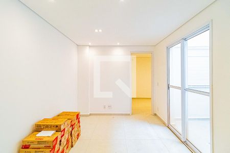 Sala de apartamento para alugar com 1 quarto, 33m² em Jardim Trussardi, São Paulo