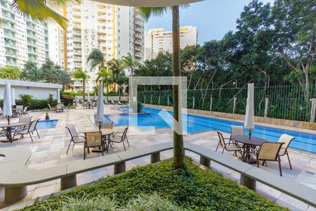 Área Comum Piscina de apartamento para alugar com 3 quartos, 120m² em Barra da Tijuca, Rio de Janeiro