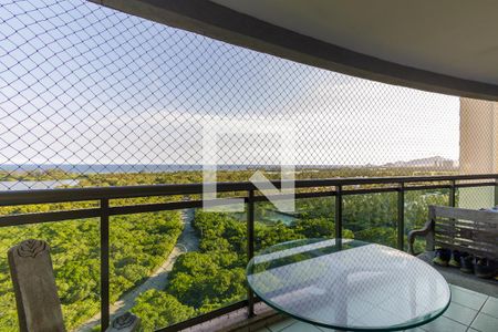 Varanda de apartamento para alugar com 3 quartos, 120m² em Barra da Tijuca, Rio de Janeiro